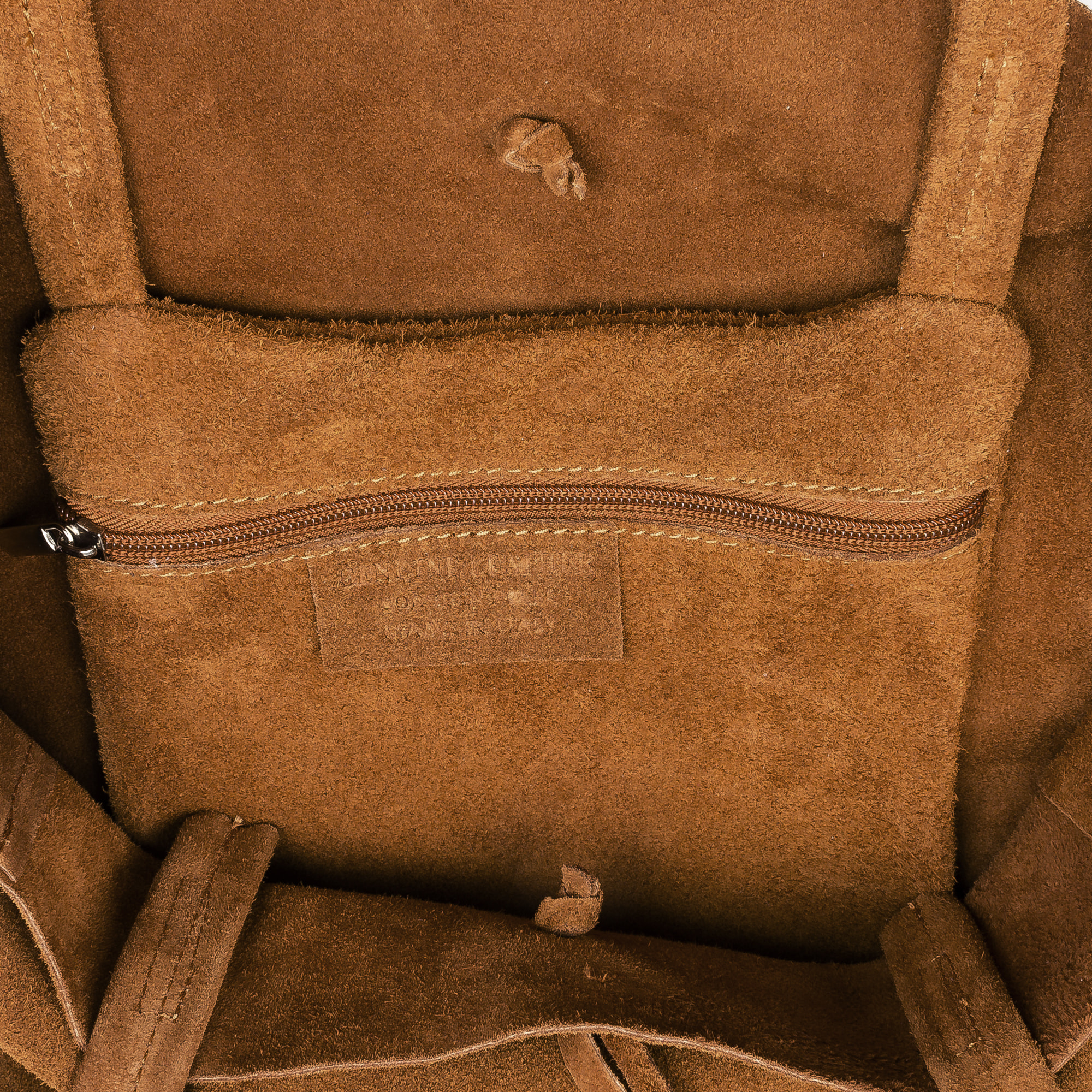 Sefora Borsa Shopper Donna.Pelle autentica Camoscio