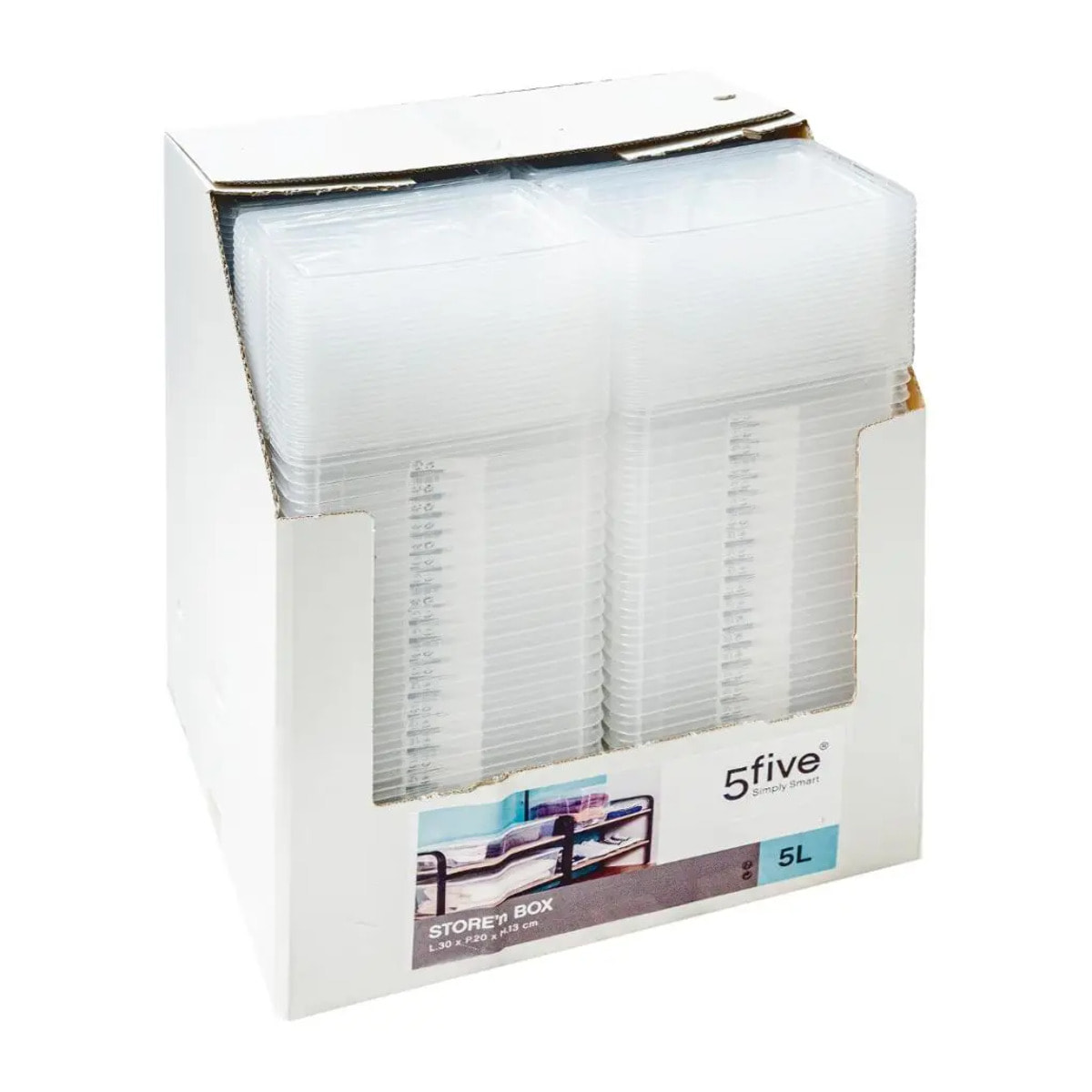 Boîte en plastique transparente 5L "Store N' Box"