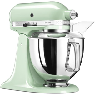 Robot pâtissier KITCHENAID 5KSM175PSEPT Macaron Pistache, 4,8 L, bol avec poignée + bol 3 L, batteur souple et couvercle