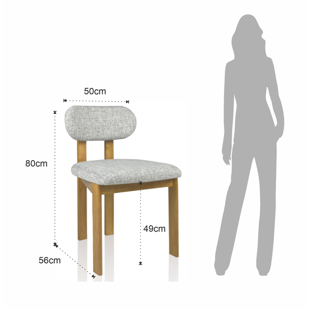 Oresteluchetta Set 2 Sedie DARA WOOD