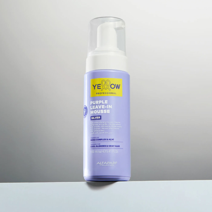 ALFAPARF Yellow Silver Purple Leave In Mousse 160ml