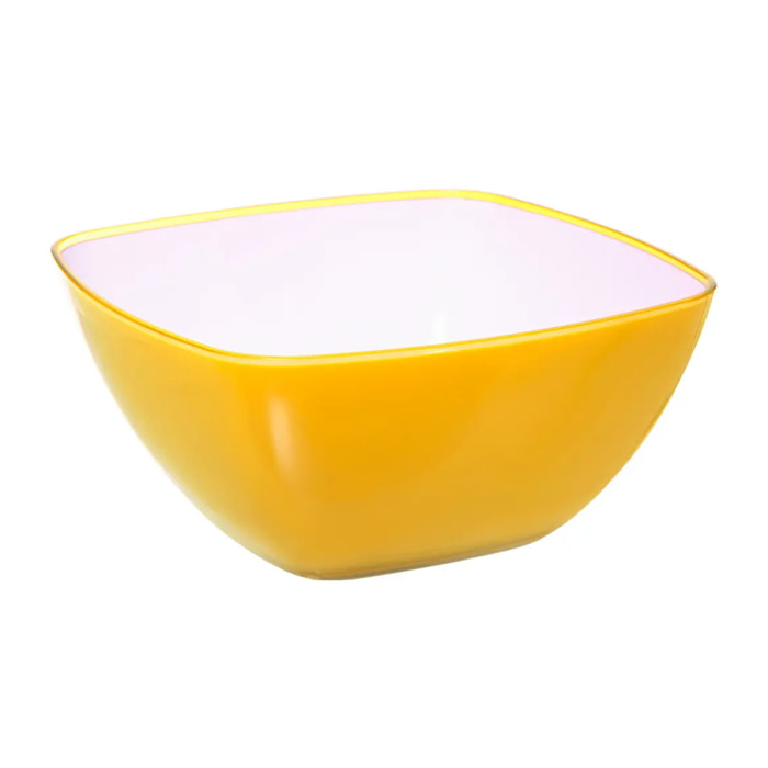 Saladier D19cm "Square" jaune moutarde