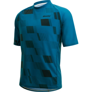 Fibra - Maglia Mtb - Turchese - Uomo
