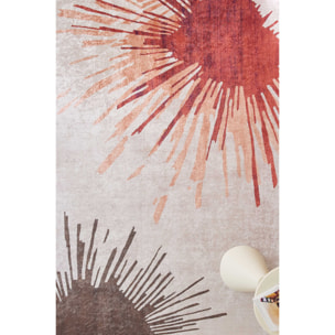 STAMPA - Tapis lavable à motif abstrait - Beige