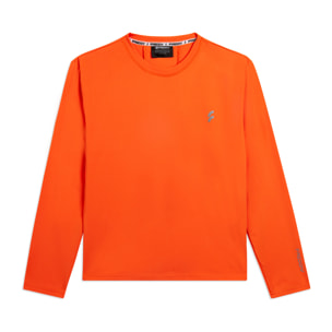 T-shirt Uomo Manica Lunga in Tessuto Tecnico con inserto mesh