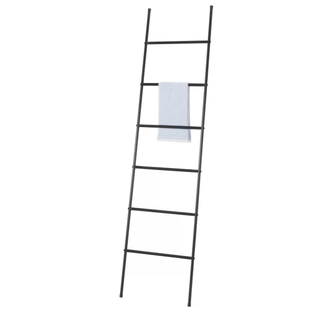 PORTE-SERVIETTES EN METAL JAYDEN 6 NIVEAUX NOIR