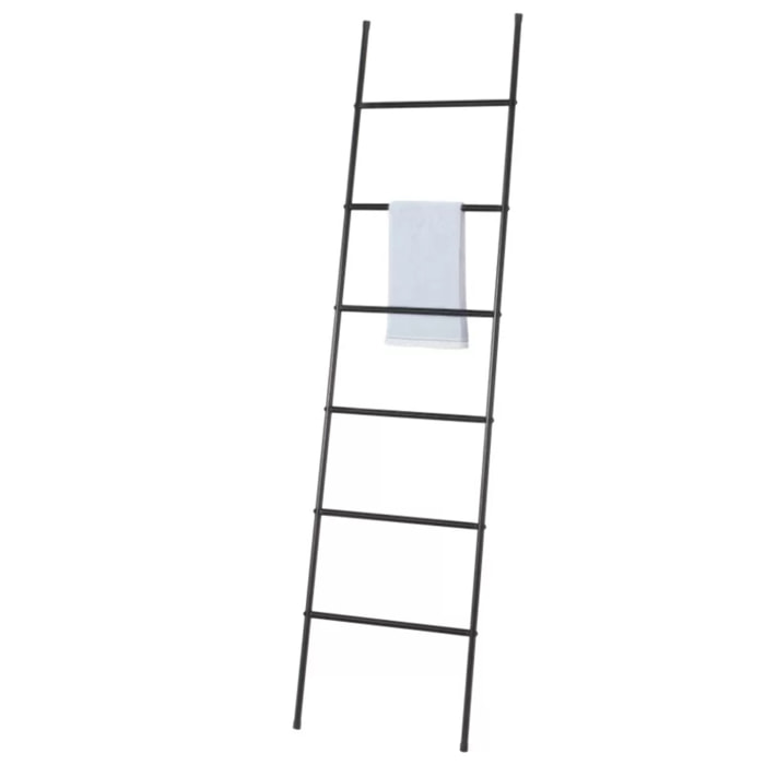 PORTE-SERVIETTES EN METAL JAYDEN 6 NIVEAUX NOIR