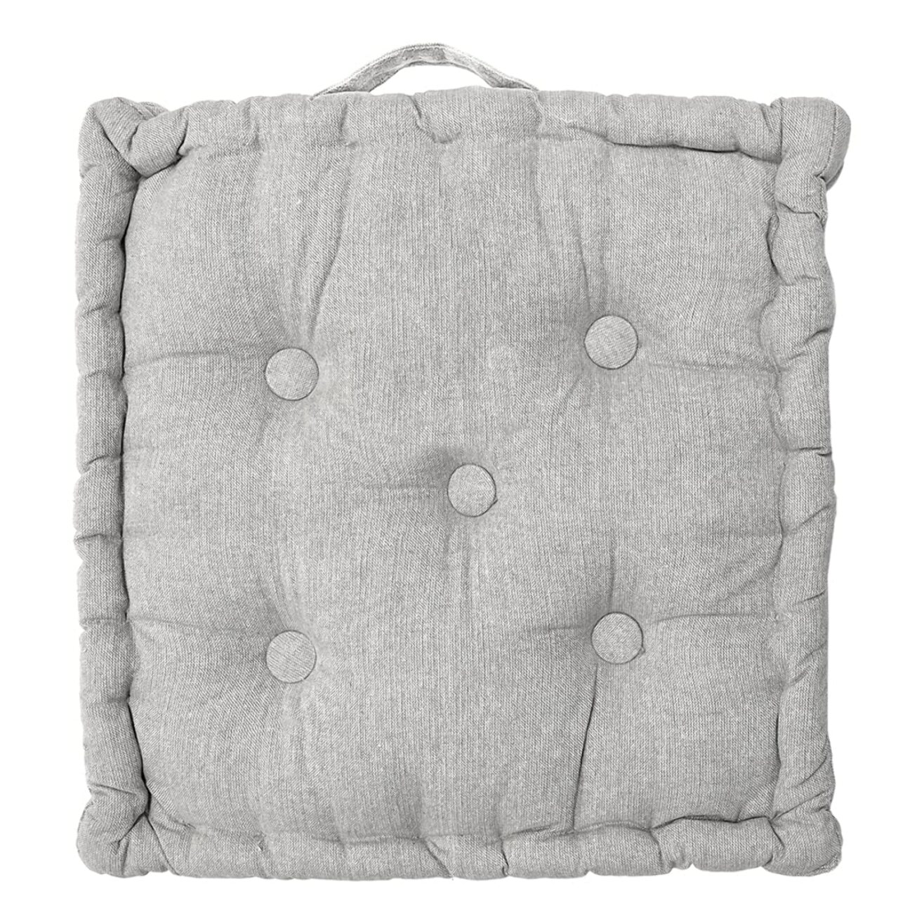 INTRECCI – Cuscino arredo 40x40 cm con maniglie, ideale per panche, giardino e picnic