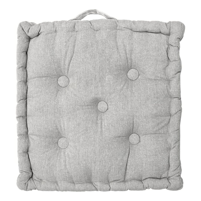 INTRECCI – Cuscino arredo 40x40 cm con maniglie, ideale per panche, giardino e picnic