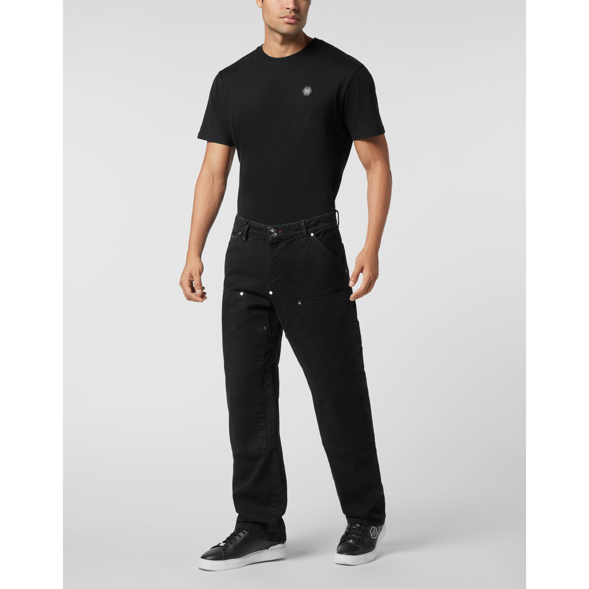 PHILIPP PLEIN Denim Trousers Loose Fit