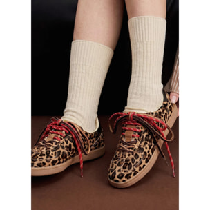 Zapatillas de Mujer Rebel Lab Leo con Estampado de Leopardo D.Franklin