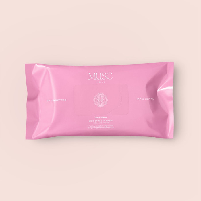 Fleur de Sakura - Lingettes Intimes 30 unités