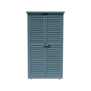 Armoire de jardin "Space" - 87 x 46.5 x 160 cm - Bleu ciel