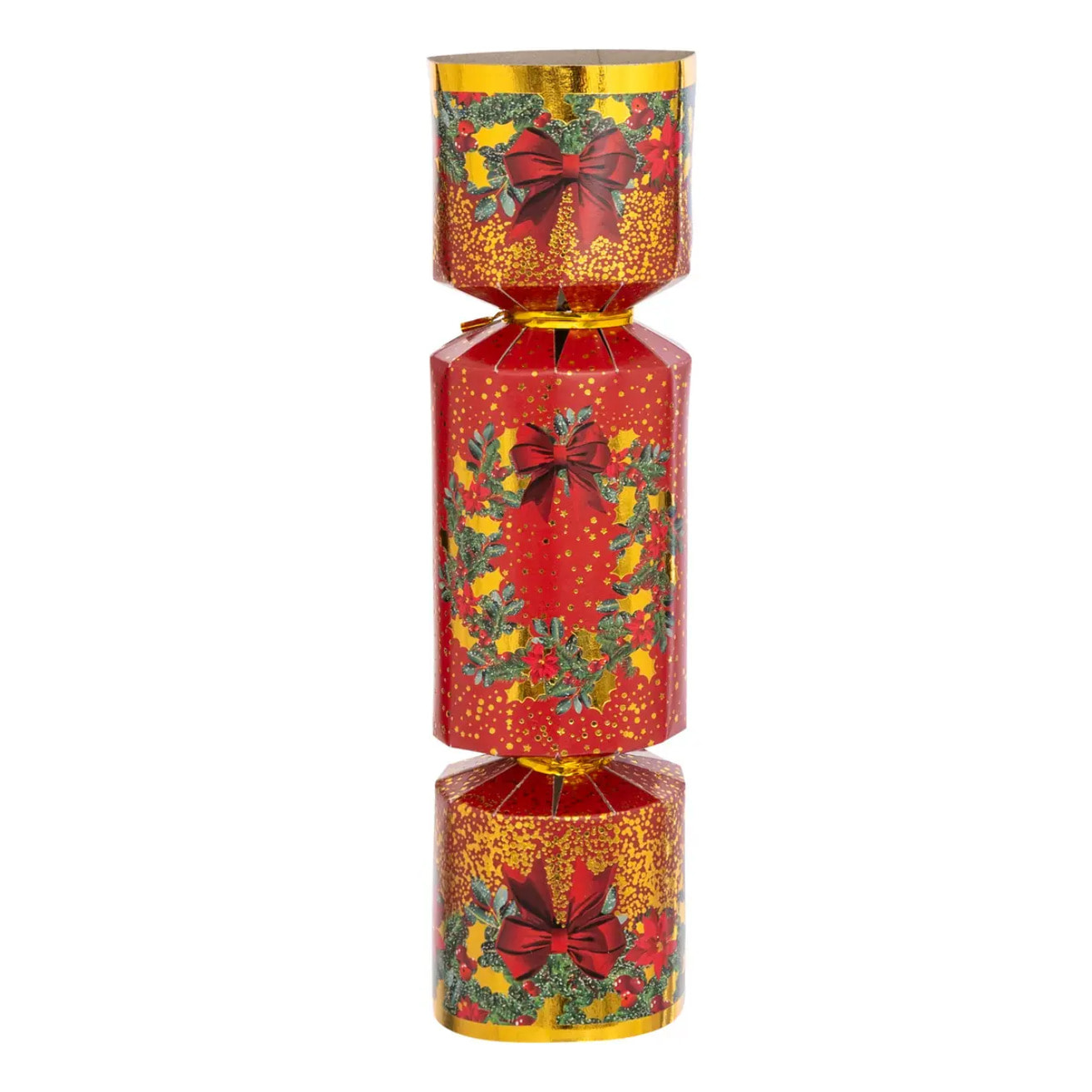 Lot de 6 crackers Couronne de Noël