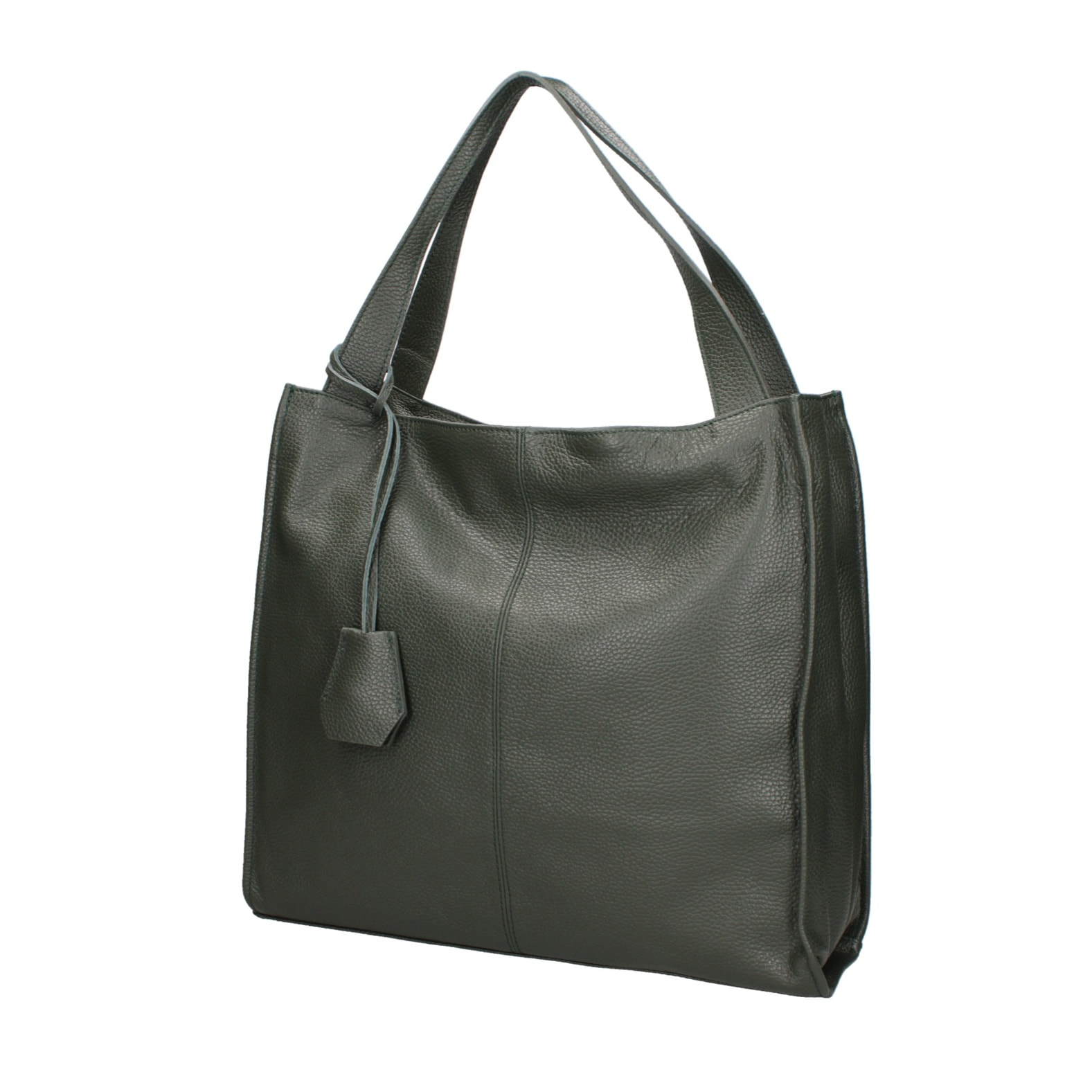 Borsa a spalla da donna - Modello Aelia - Vera pelle - 40.0 x 36.0 x 12.0 cm