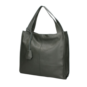 Borsa a spalla da donna - Modello Aelia - Vera pelle - 40.0 x 36.0 x 12.0 cm