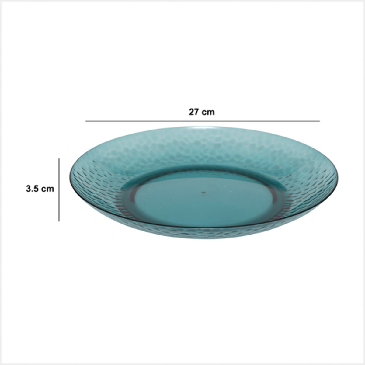 Assiette "Estiva" bleu D27cm