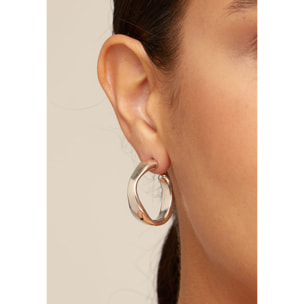 Pendiente Open your mind PLATEADO U