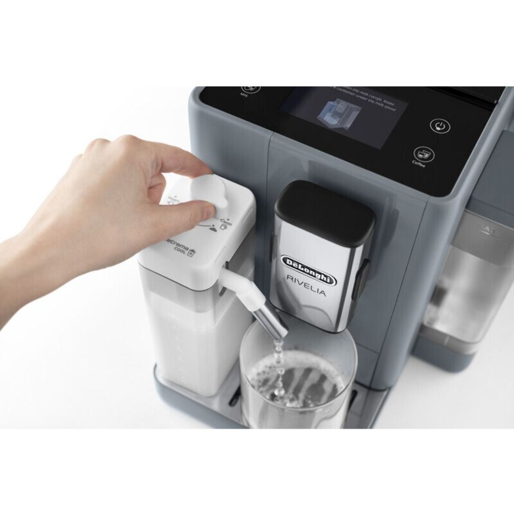 Carafe à lait DELONGHI LatteCrema Cool upgrade Set DLSC032