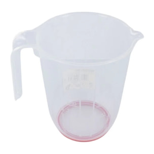 Verre doseur transparent en plastique Fackelmann Basic