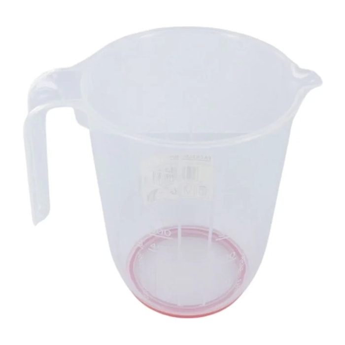 Verre doseur transparent en plastique Fackelmann Basic