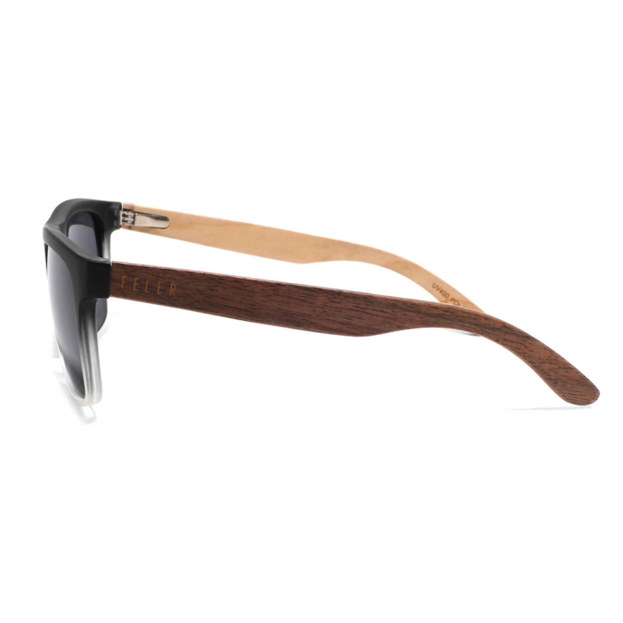 Gafas de Sol Feler 1585-11 Polarizadas de Madera Unisex 56 mm