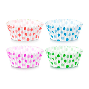 SET 150 MOLDES PAPEL PUNTOS 9CM SURT 4