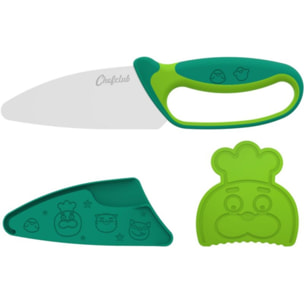 Couteau chef CHEFCLUB du chef Chefclub Kids Vert