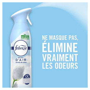 6 Aérosols Pureté De Coton, Désodorisant Febreze, 300ml