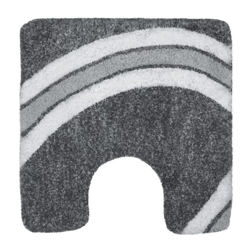 Tapis de bain Microfibre CURVE 55x55cm Gris Spirella