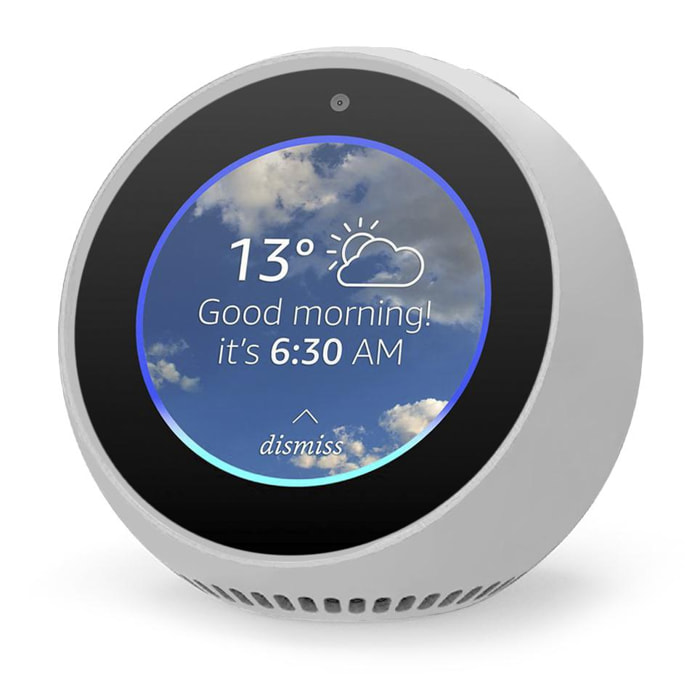 Custodia in silicone per Amazon Echo Spot