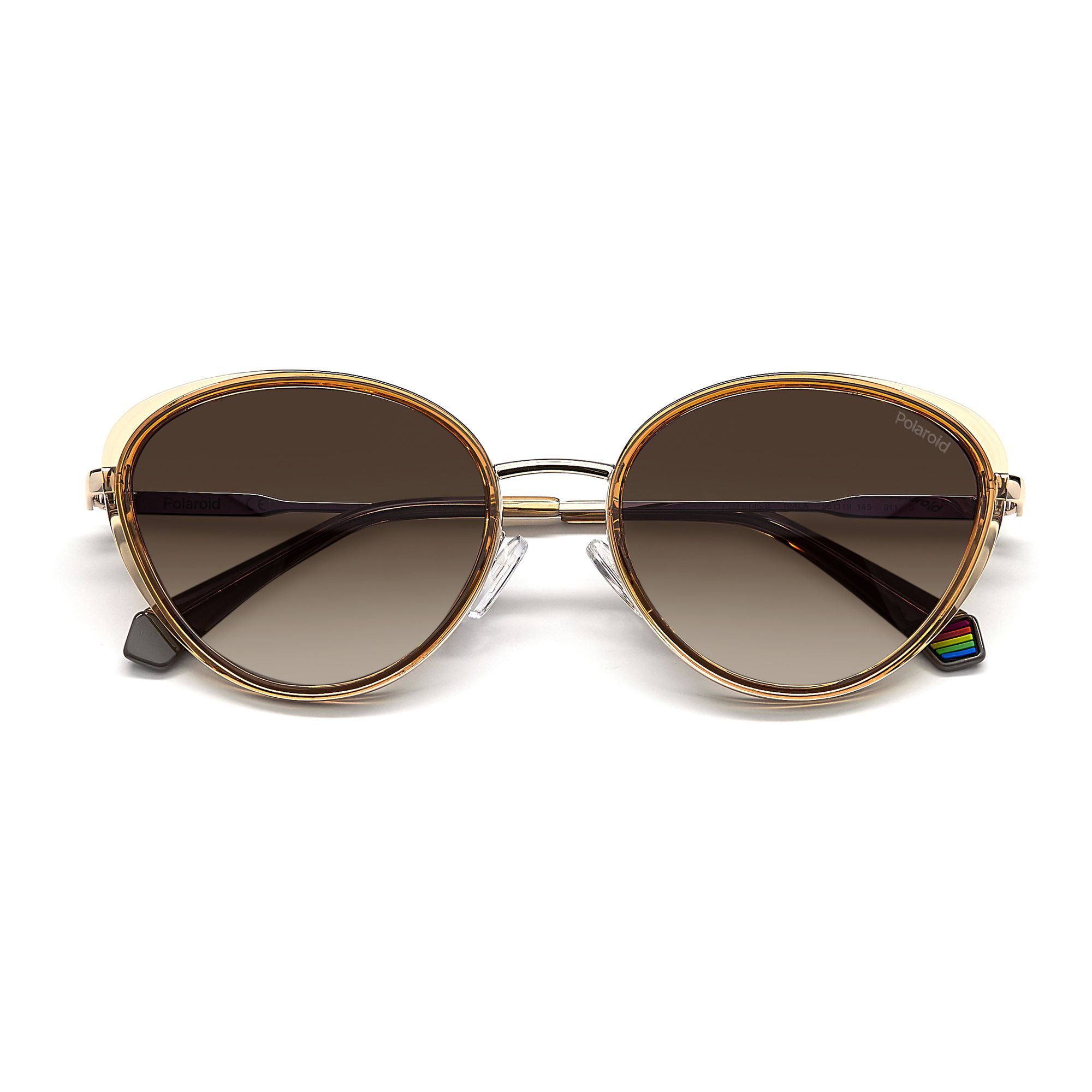 Polaroid - lunettes de soleil 6145/S - beige - verres : dégradé marron - UV : cat. 3