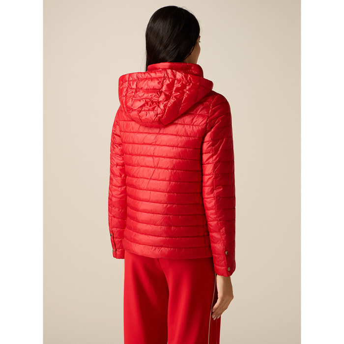 Oltre - Piumino lightweight con cappuccio - Rosso