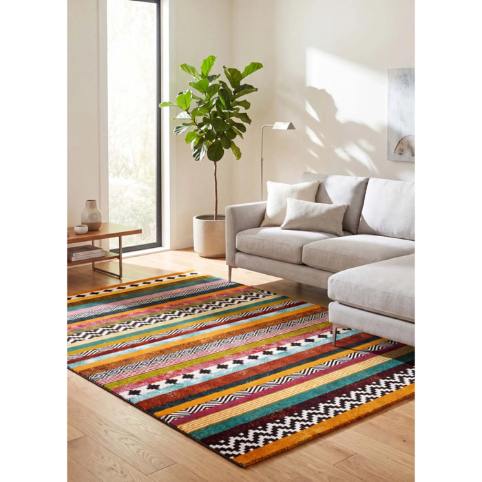 MOAR Alfombra geométrica en color multicolor varias medidas disponibles