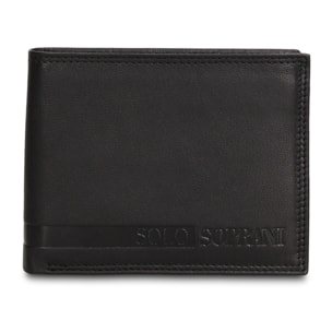 Portafoglio uomo in vera pelle - Modello Eldrin Prime - Casual - 12.5 x 9.5 x 2.0 cm