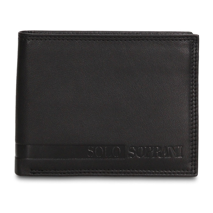 Portafoglio uomo in vera pelle - Modello Eldrin Prime - Casual - 12.5 x 9.5 x 2.0 cm