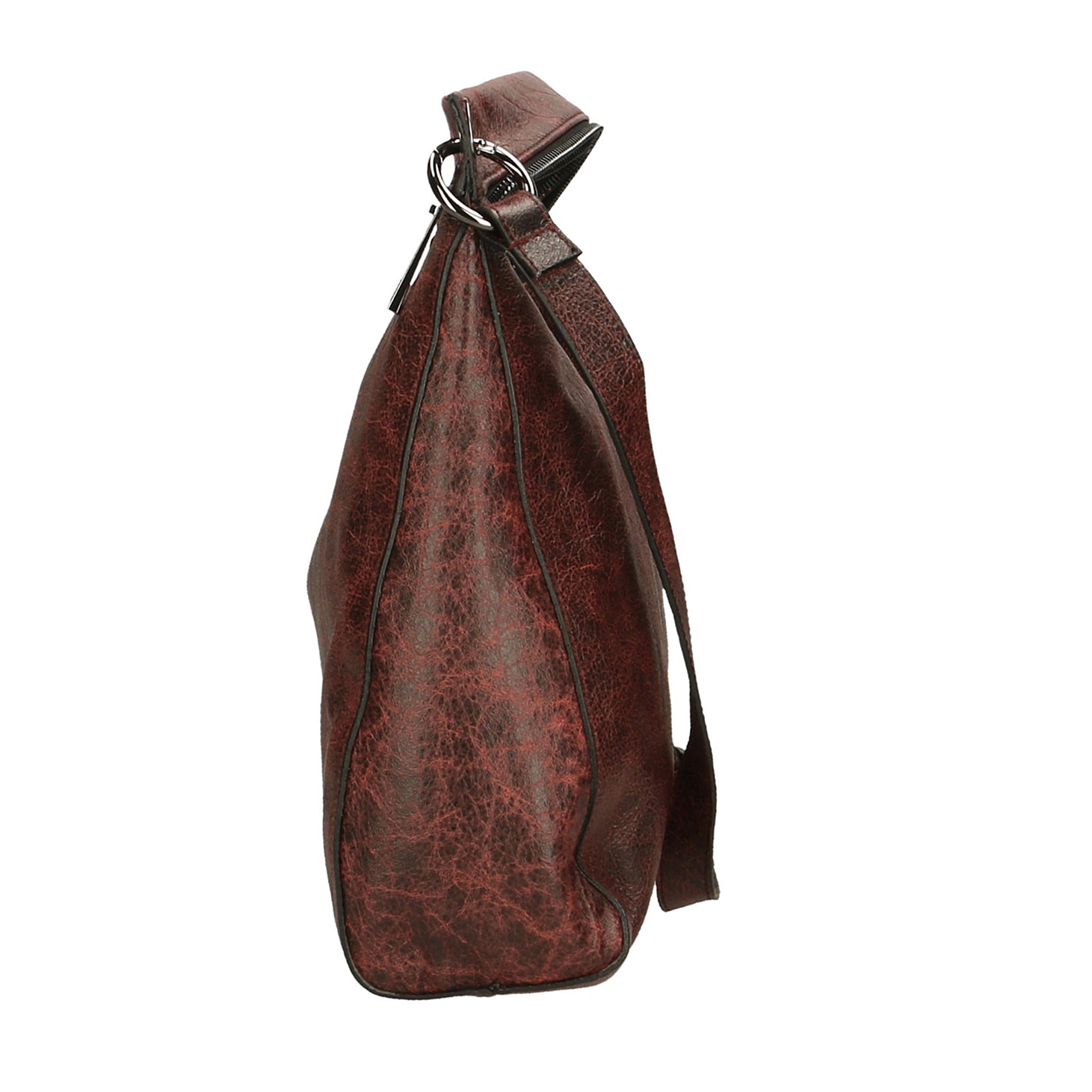 Borsa a spalla da Donna Massimiliana in Vera Pelle Made in Italy 29x38x10 cm