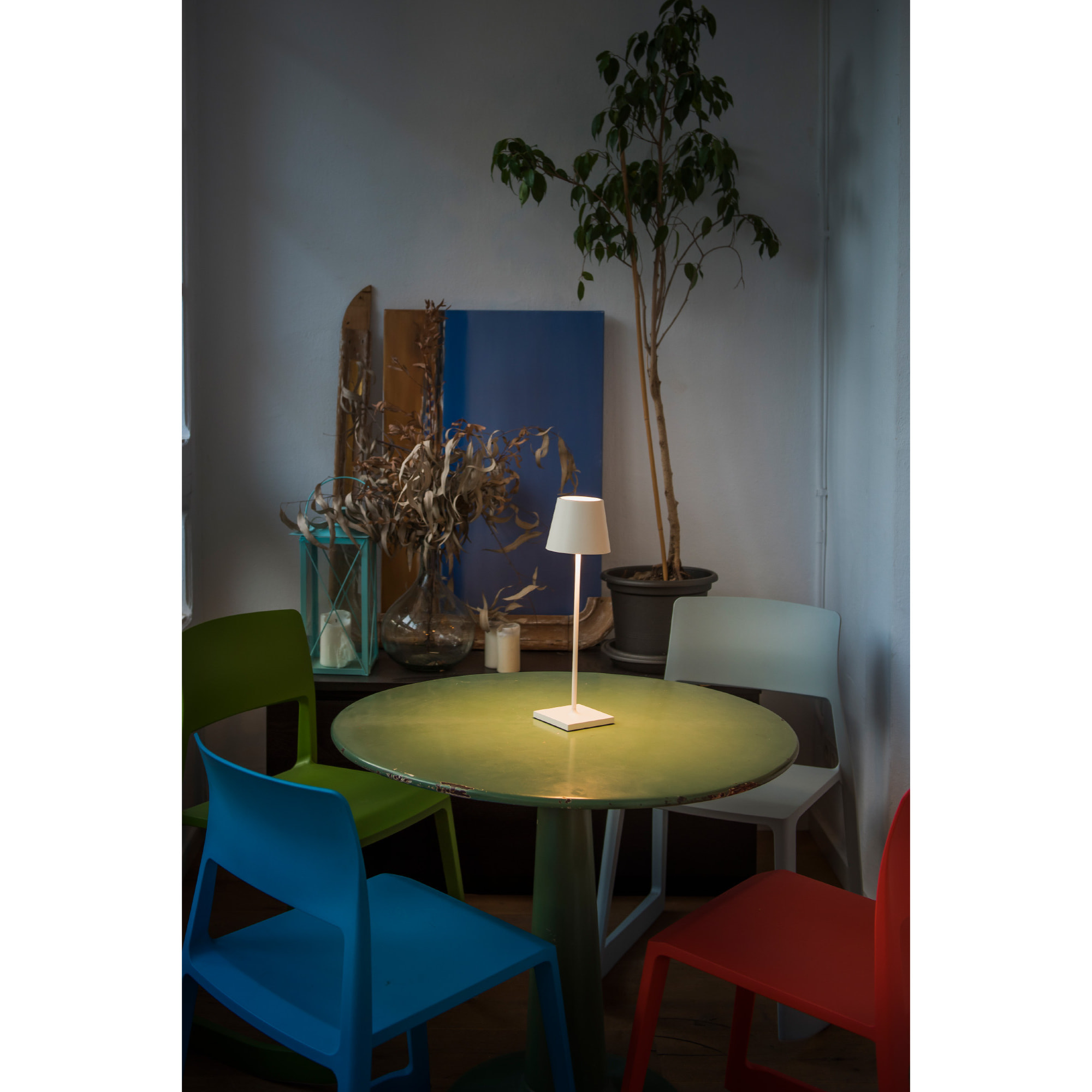 TOC LED Lampe portable blanche