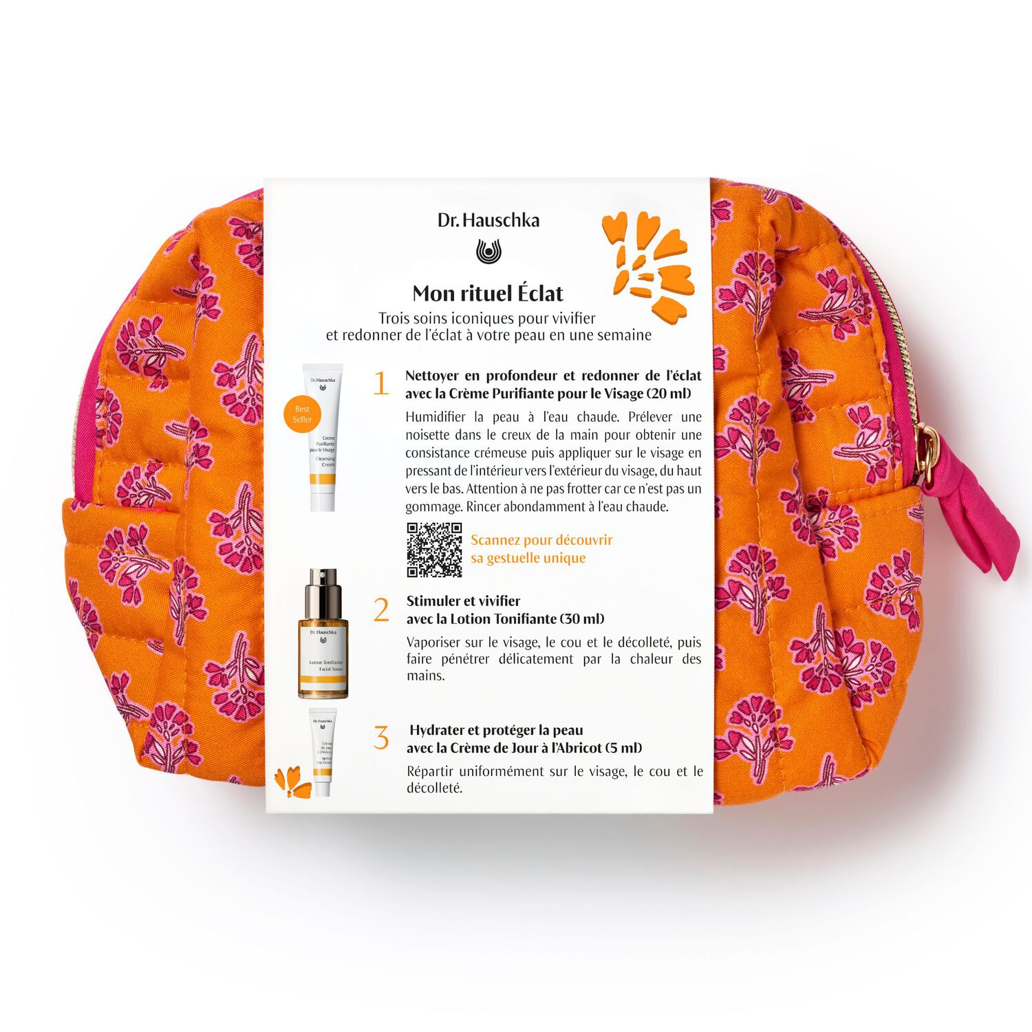 Trousse Rituel Éclat - Coffret Baume Lacté Nettoyant 20ml + 2 Produits
