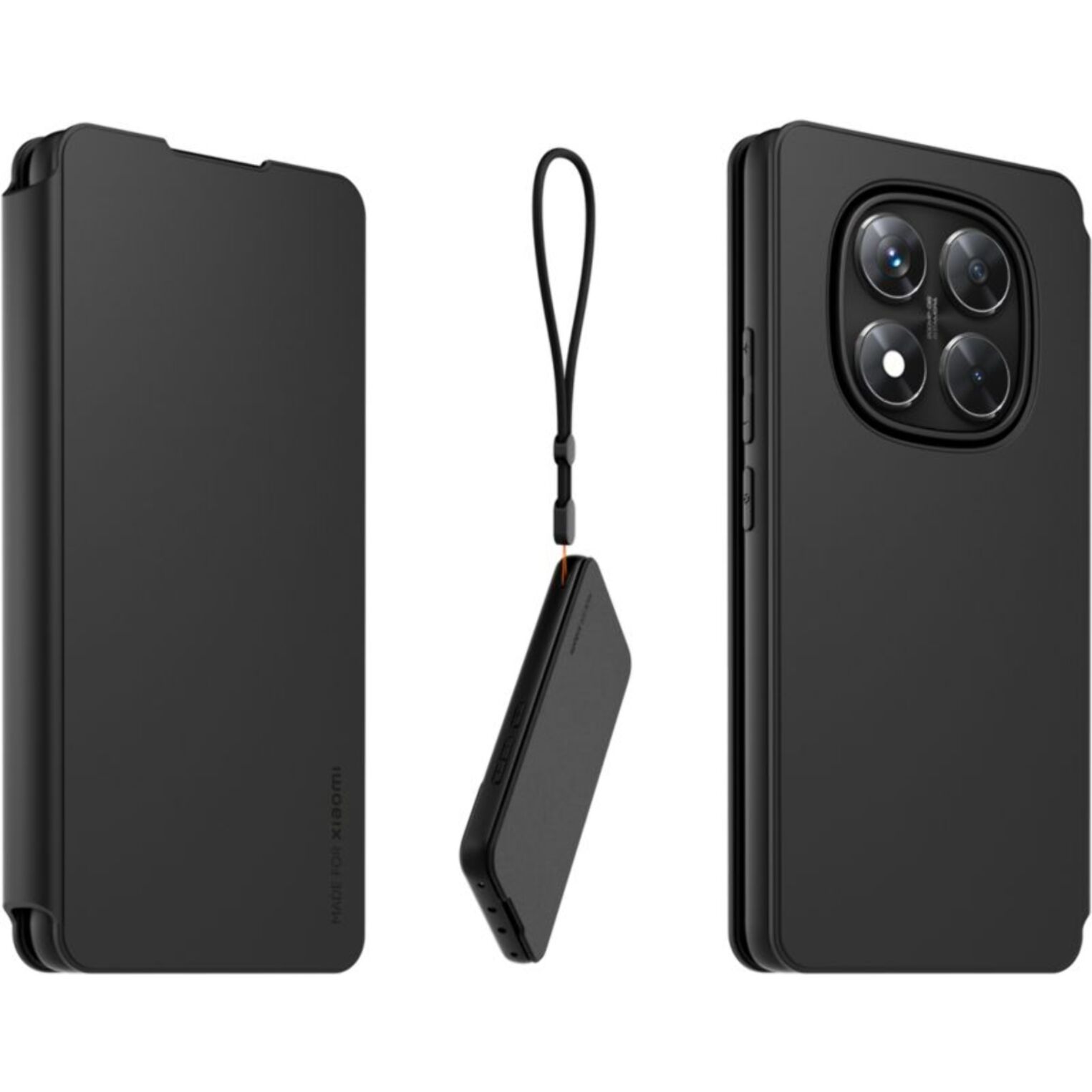 Coque XIAOMI Redmi Note 14 Pro 4G/5G folio noir