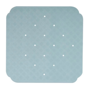 Tapis Fond de douche Caoutchouc RUBY 53x53cm Bleu Froid Spirella