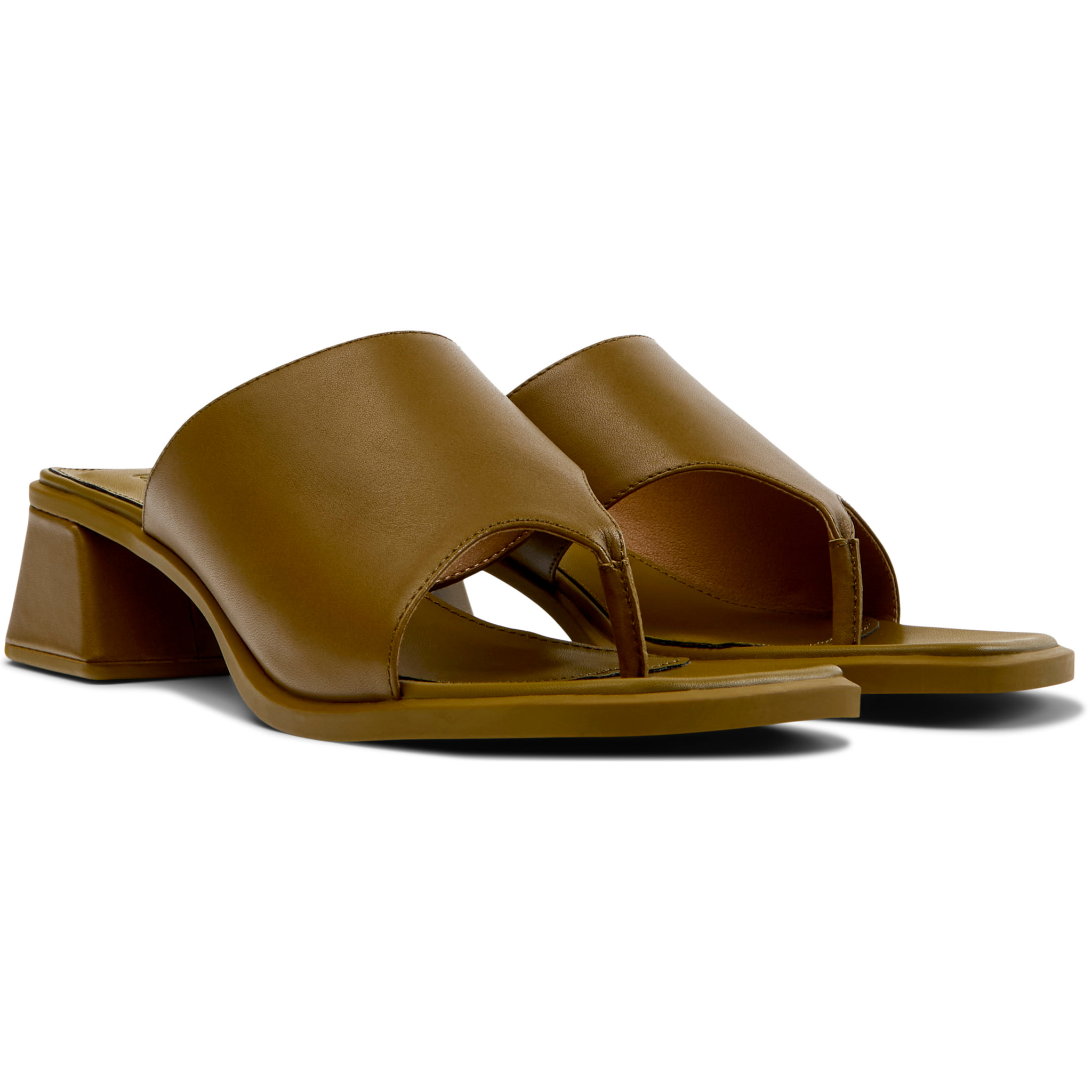 Sandalias - CAMPER Kora Sandal - Verde - Cuero liso