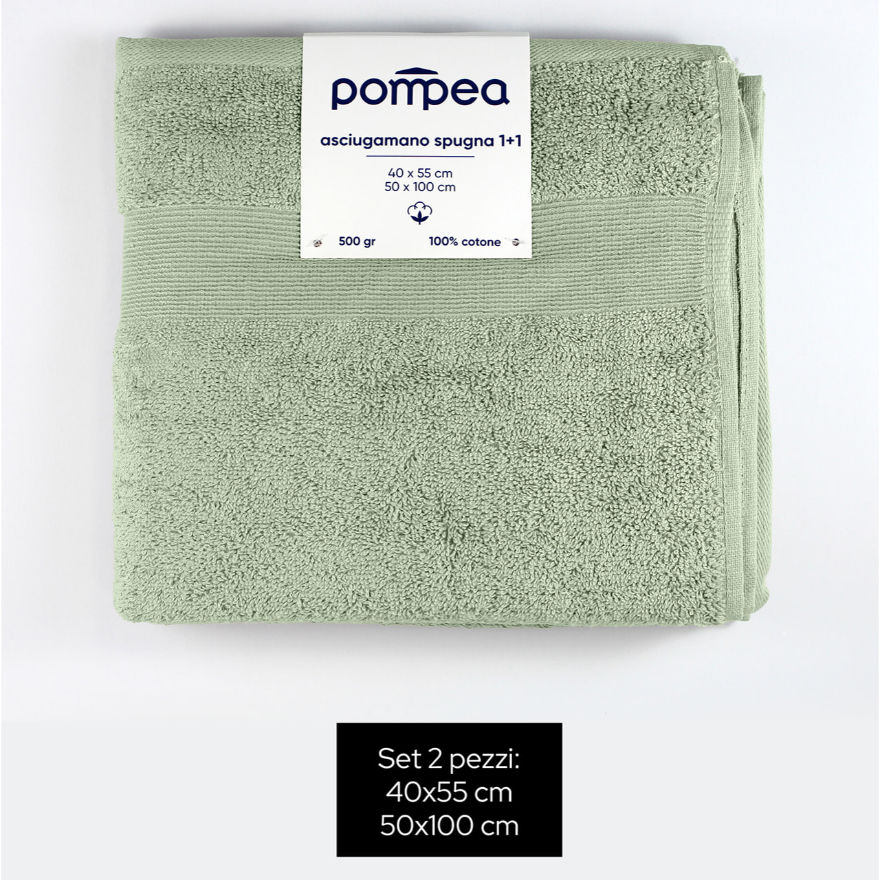 Set Spugna Viso + Ospite