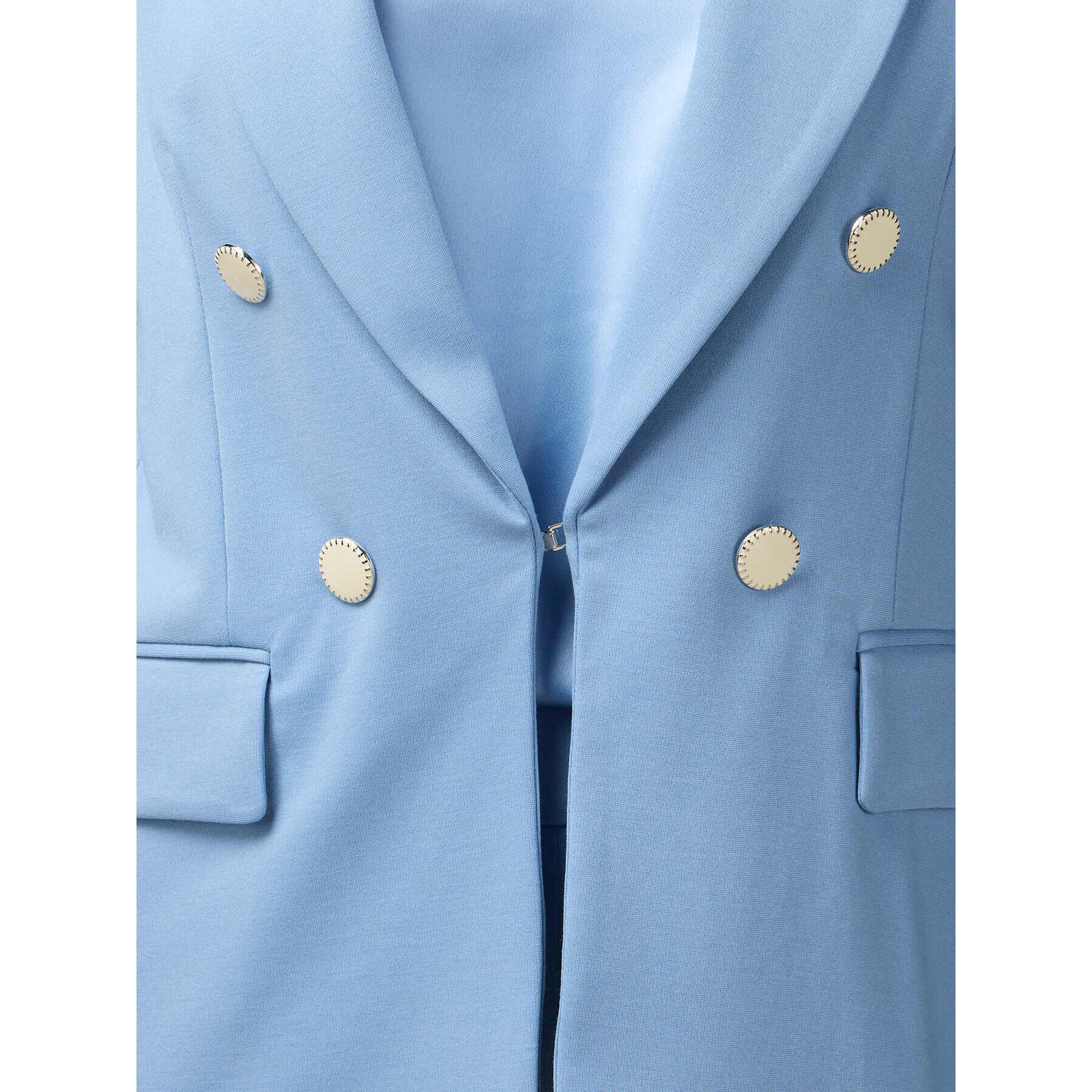 Oltre - Blazer de punto milano - Light - blue