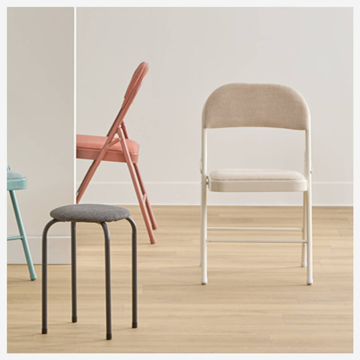 Chaise pliante Flexy Plus tissu chiné