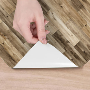 Revêtement sticker sol - PARQUET BOIS ARKANSAS - Rouleau adhésif Protection Anti-dérapant
