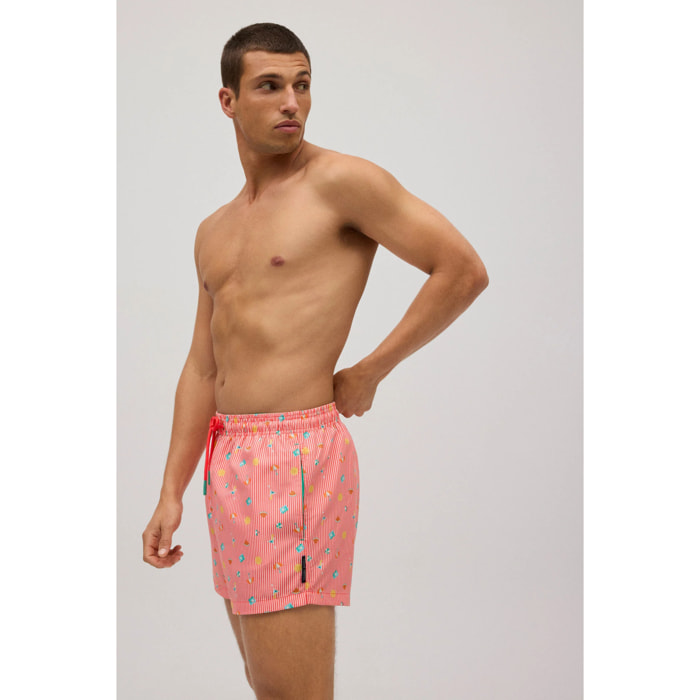 Costume da bagno corto estivo stampato