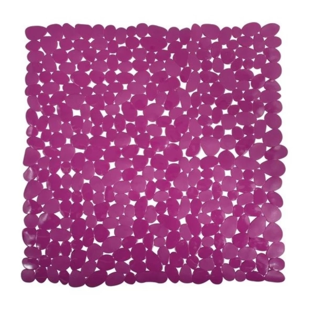 Tapis Fond de douche PVC GALETS 53x53cm Violet MSV