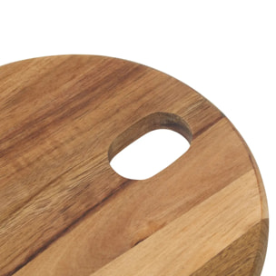 Planche Mina ovale 36x26cm en acacia