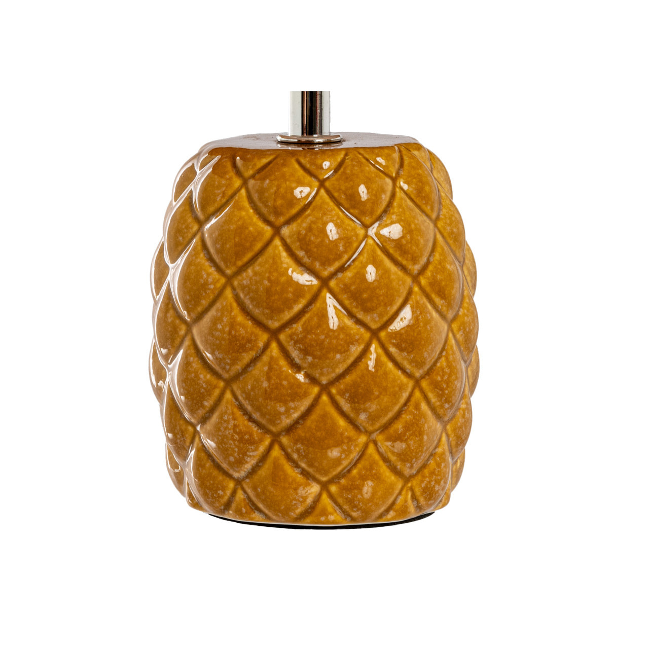 Lampada Da Tavolo Comodino Ricaricabile Accensione On/Off Modello Nasso Giallo